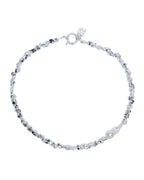 Uncut Silver Choker Jewellery - Silver