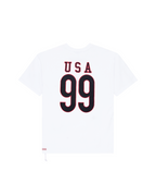 Mens Usa Ekcess Ss Tee Tru White Oversized Tees - White