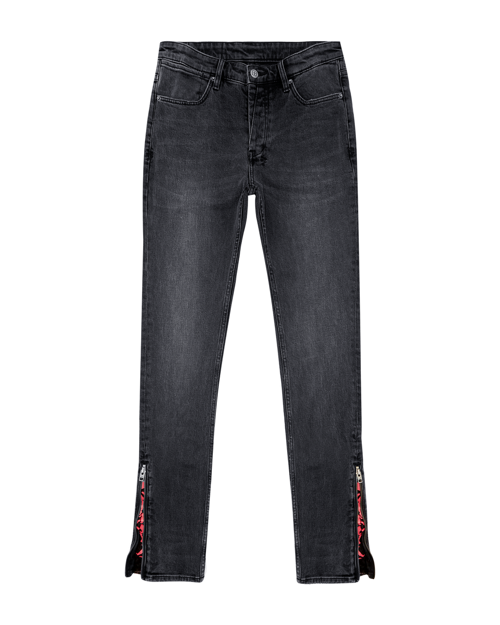 Mens Van Winkle Angst Chamber Skinny Denim Jeans - Black