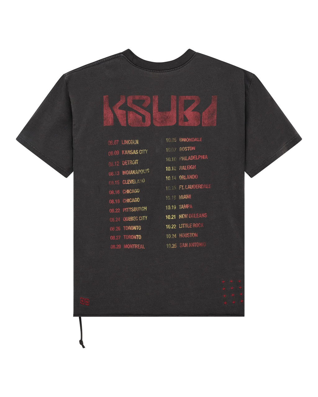 Mens Venom Ekcess Ss Tee Faded Black Oversized Tees - Black