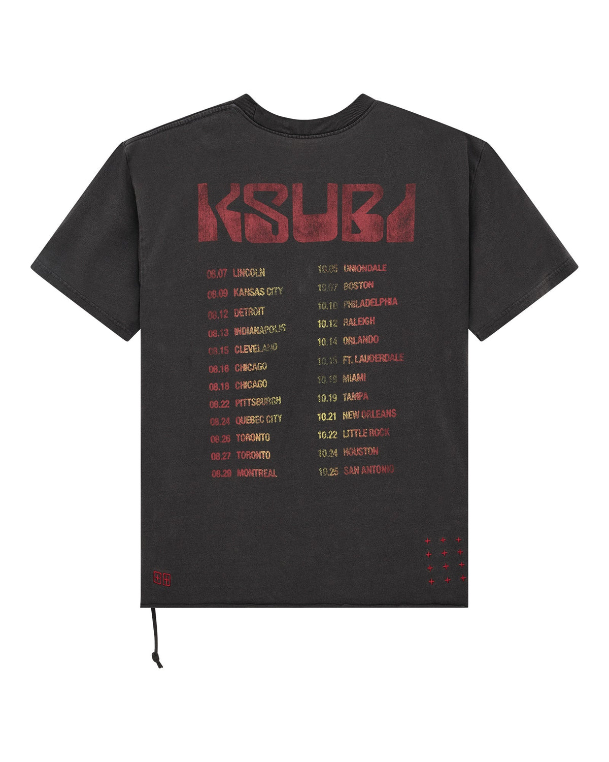 Mens Venom Ekcess Ss Tee Faded Black Oversized Tees - Black