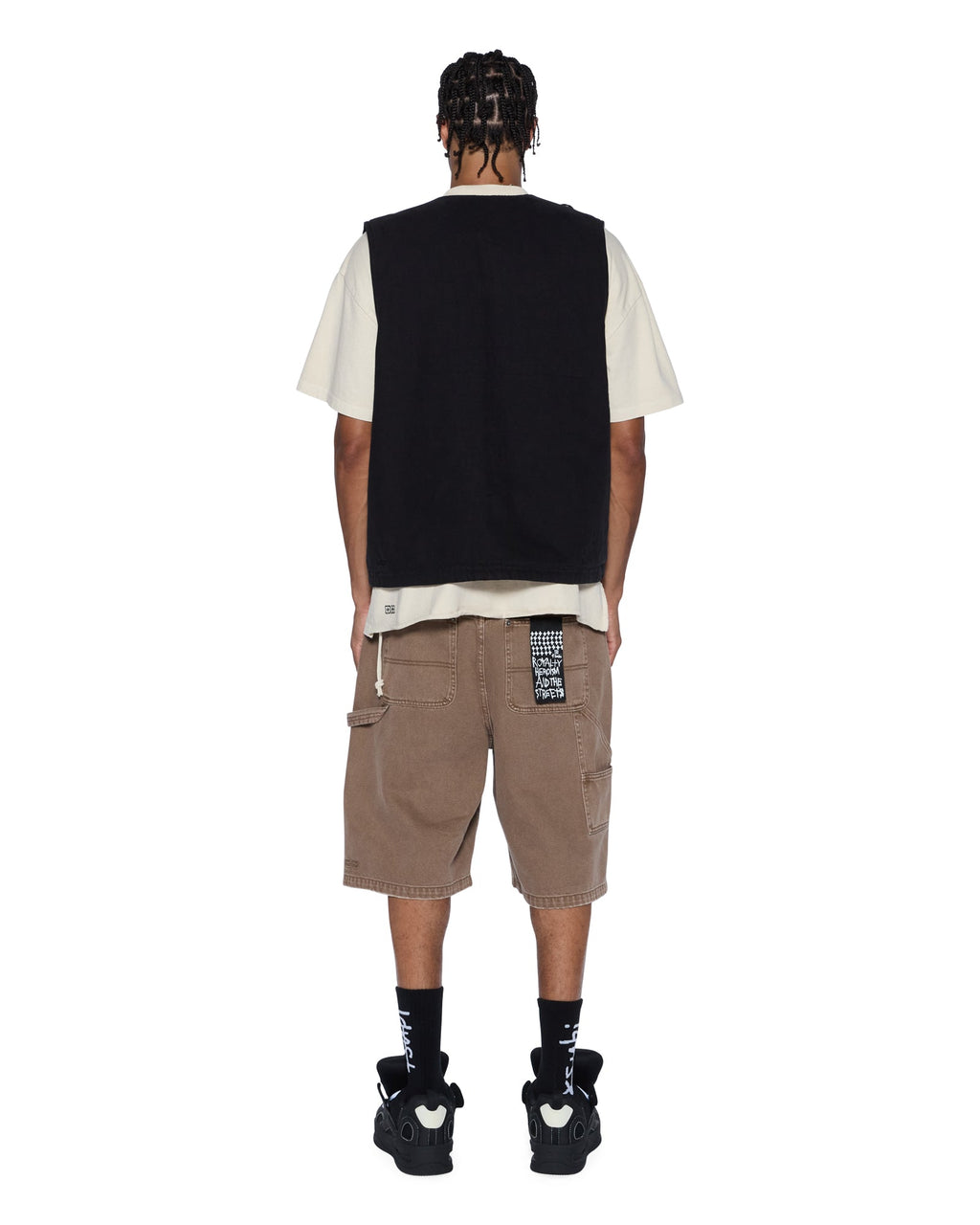 Mens Battler Vest Black Relaxed Fashion Tops - Black