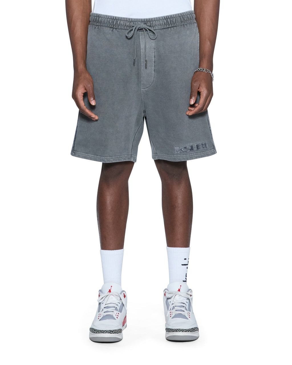 Mens 4x4 Luxe Synthesis Trak Short Charcoal Regular Walkshorts - Grey