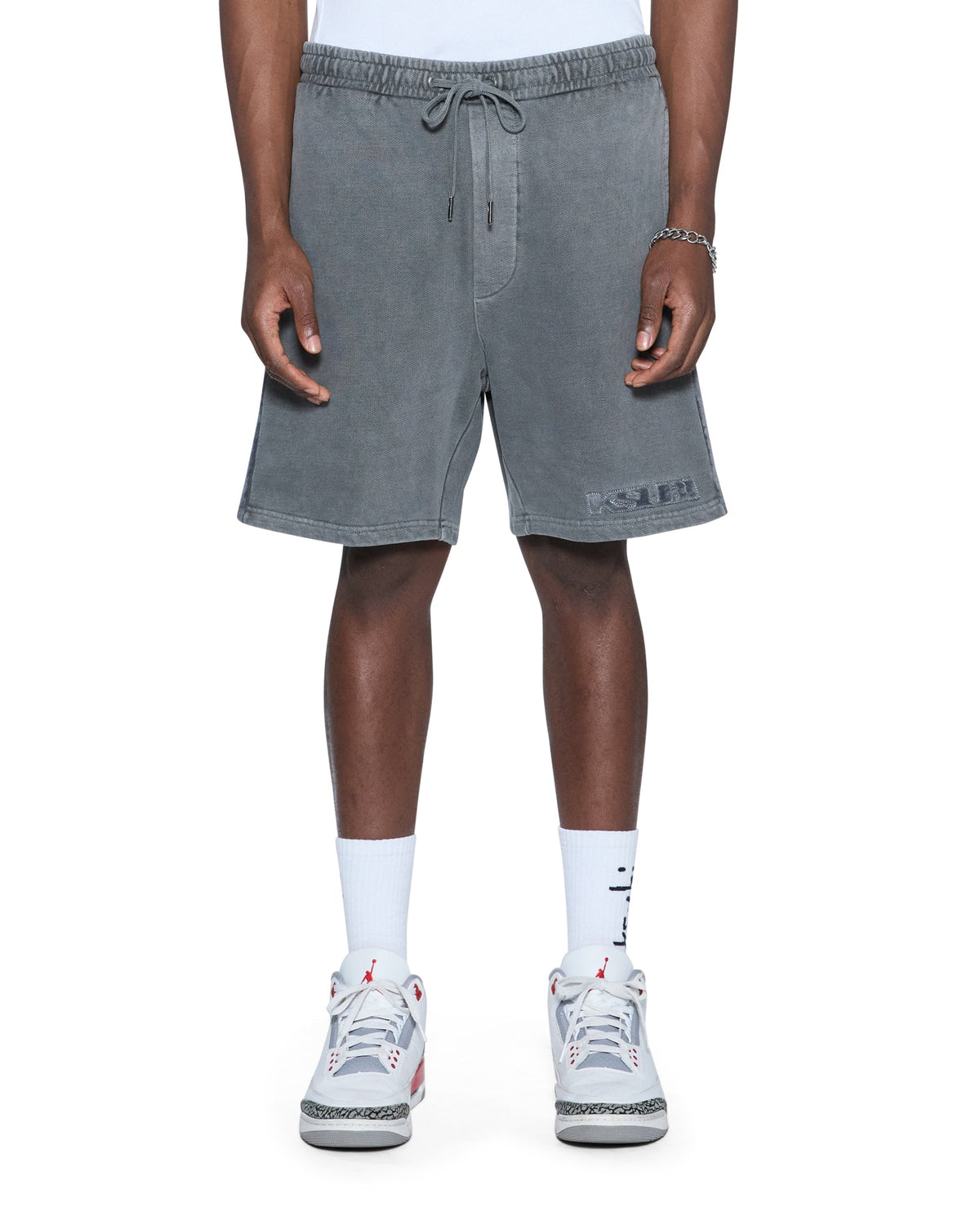 Mens 4x4 Luxe Synthesis Trak Short Charcoal Regular Walkshorts - Grey
