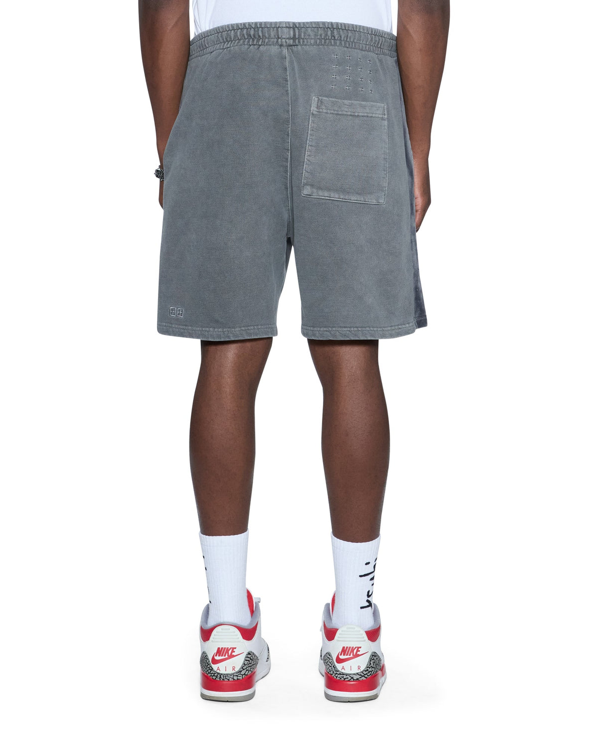 Mens 4x4 Luxe Synthesis Trak Short Charcoal Regular Walkshorts - Grey