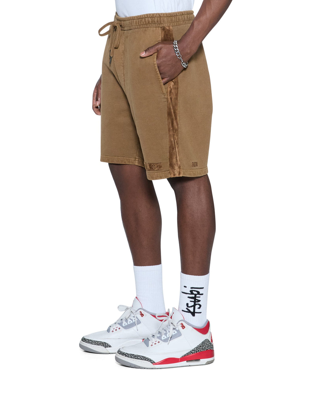 Mens 4x4 Luxe Synthesis Trak Short Espresso Regular Walkshorts - Brown