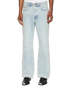 Mens Bronko Paragon Kraft Bootcut Denim Jeans - Denim