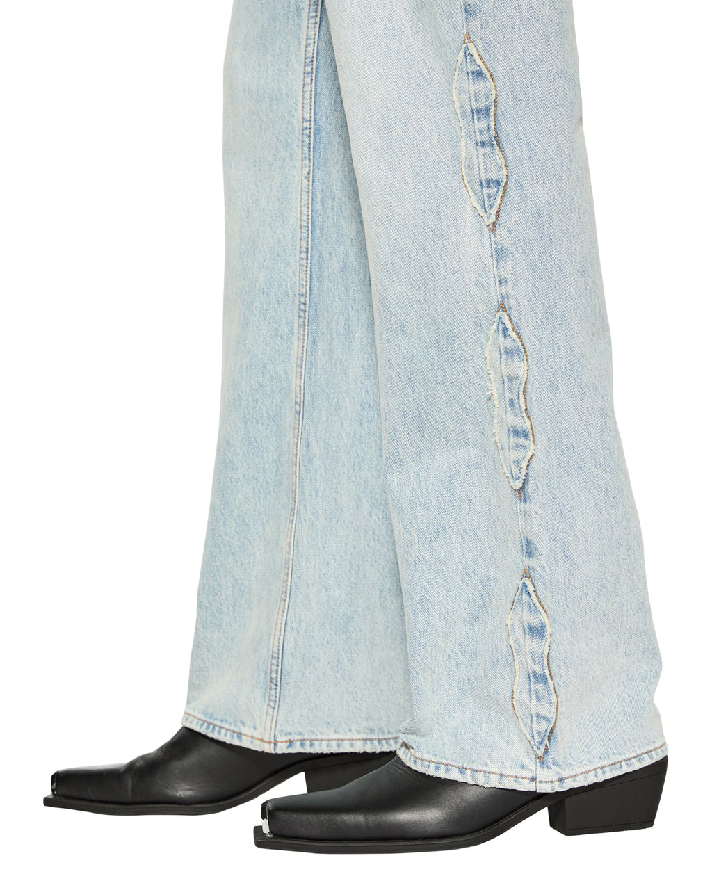 Mens Bronko Paragon Kraft Bootcut Denim Jeans - Denim