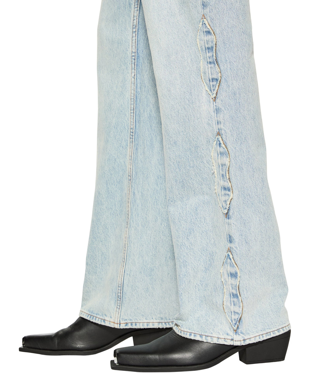 Mens Bronko Paragon Kraft Bootcut Denim Jeans - Denim