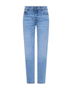 Womens The Moss Jean Mercer Blue Skinny Denim Jeans - Denim