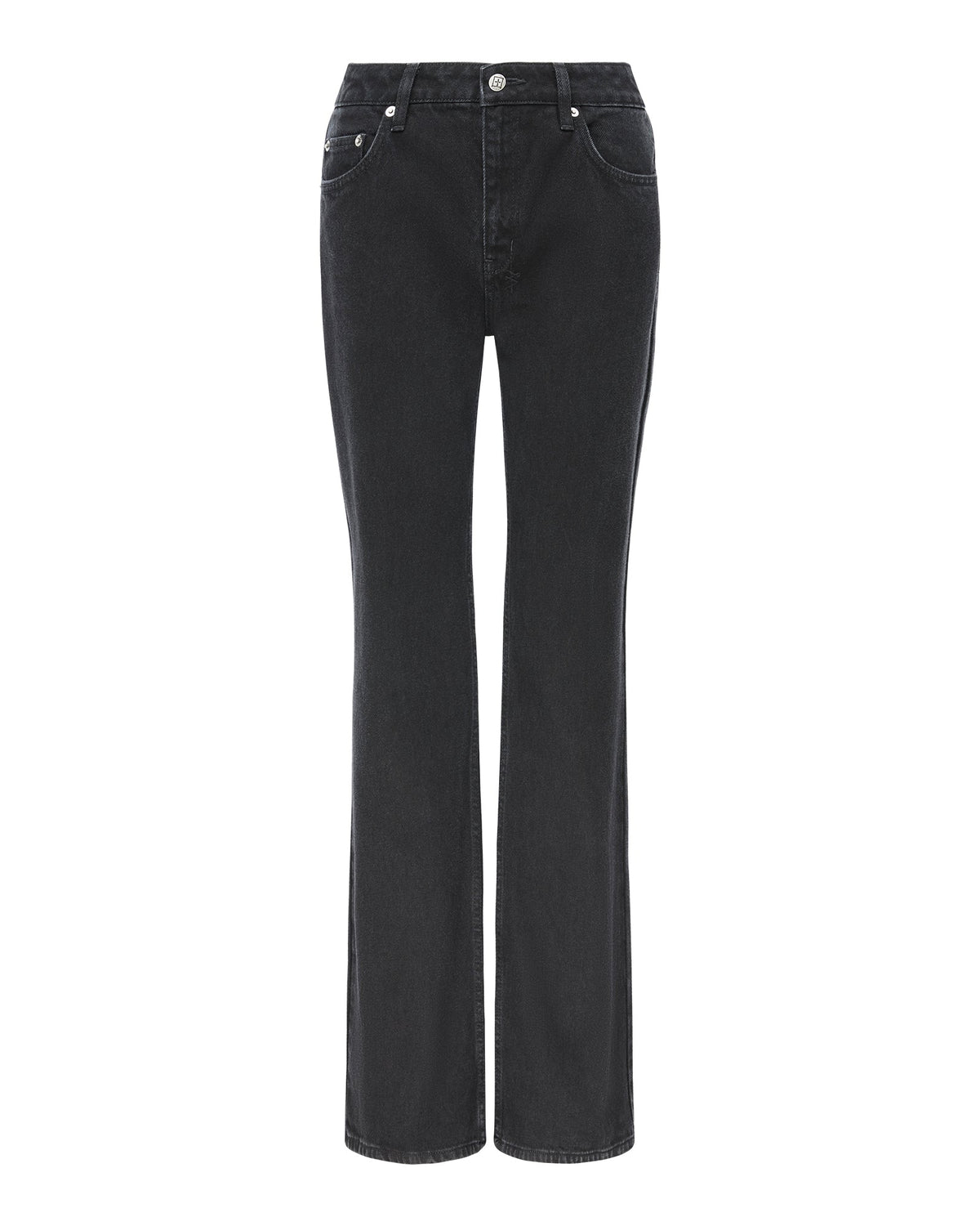 Womens Soho Lo Jet Black Bootcut Denim Jeans - Black