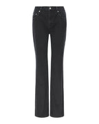 Womens Soho Lo Jet Black Bootcut Denim Jeans - Black