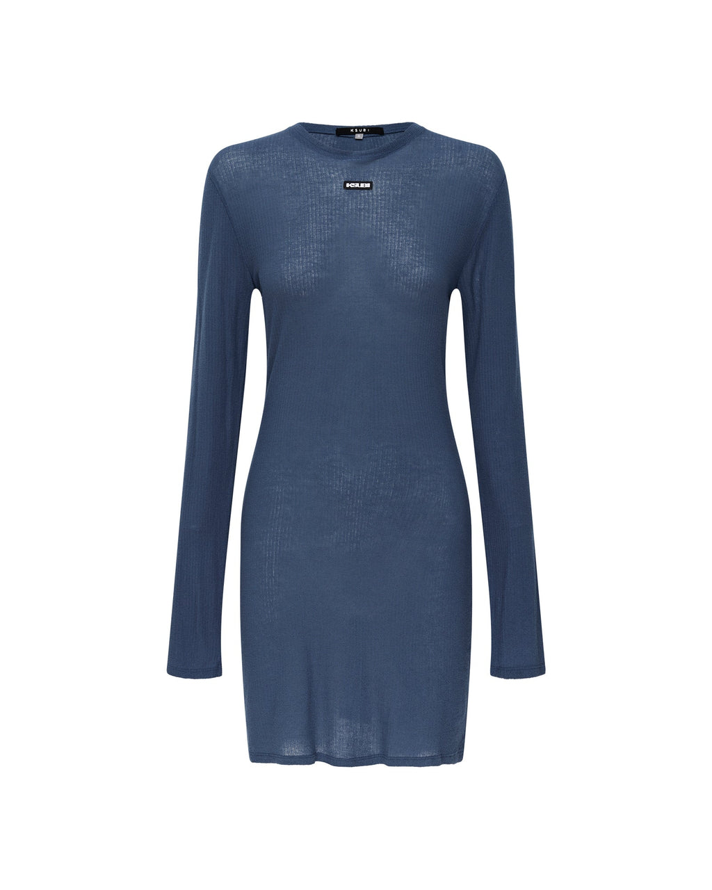 Womens Crawford Ls Dress Ink Blue Fitted Dresses - Navy