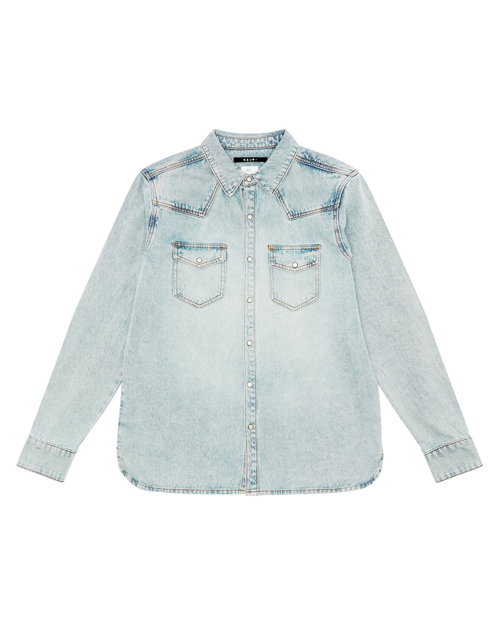 Mens Whiplash Ls Shirt Paragon Regular Shirts - Denim