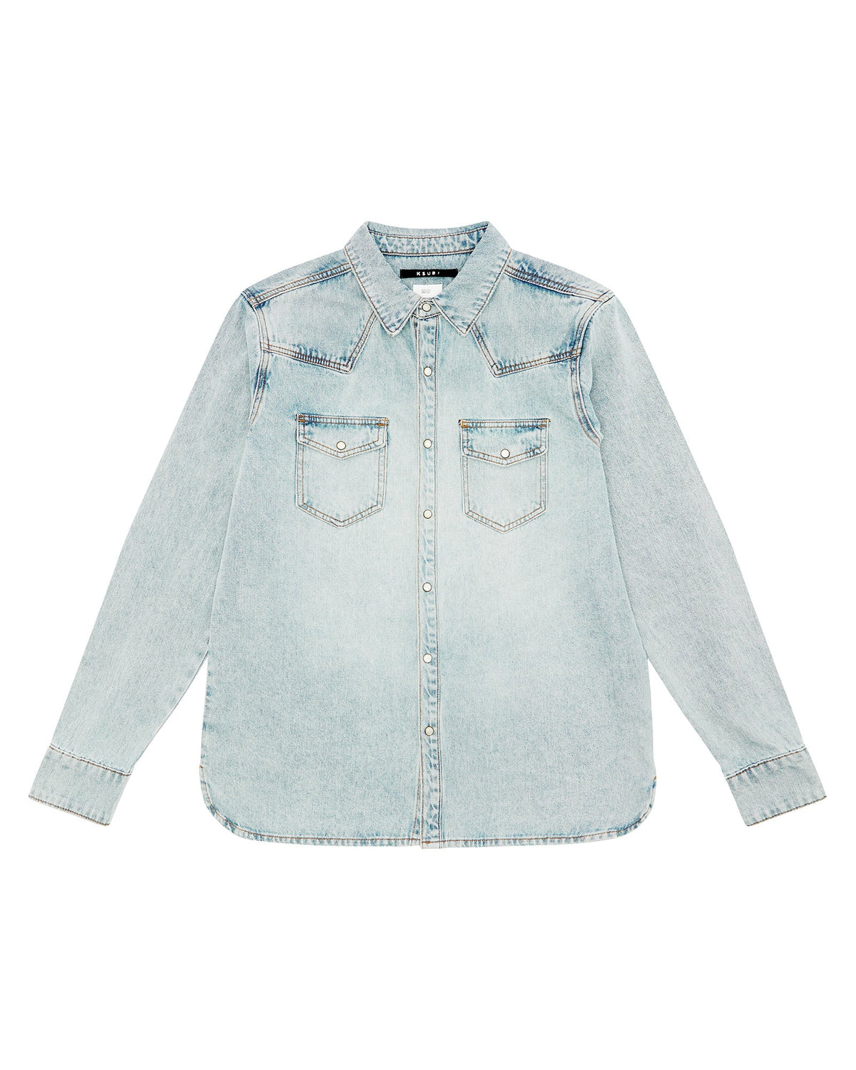 Mens Whiplash Ls Shirt Paragon Regular Shirts - Denim