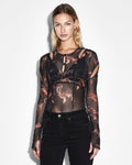 VOID MESH LS TOP CONSUMED