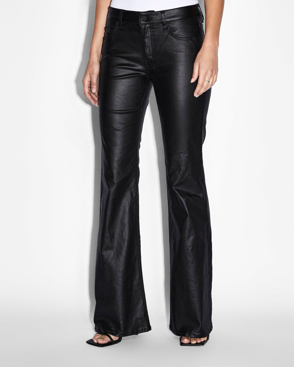 Womens Soho Lo Jinx Flare Denim Jeans - Black