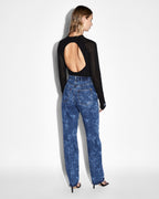 Womens Ultra Knit Top Black Fitted Knitwear - Black