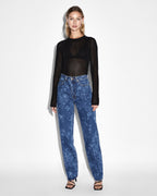 Womens Ultra Knit Top Black Fitted Knitwear - Black