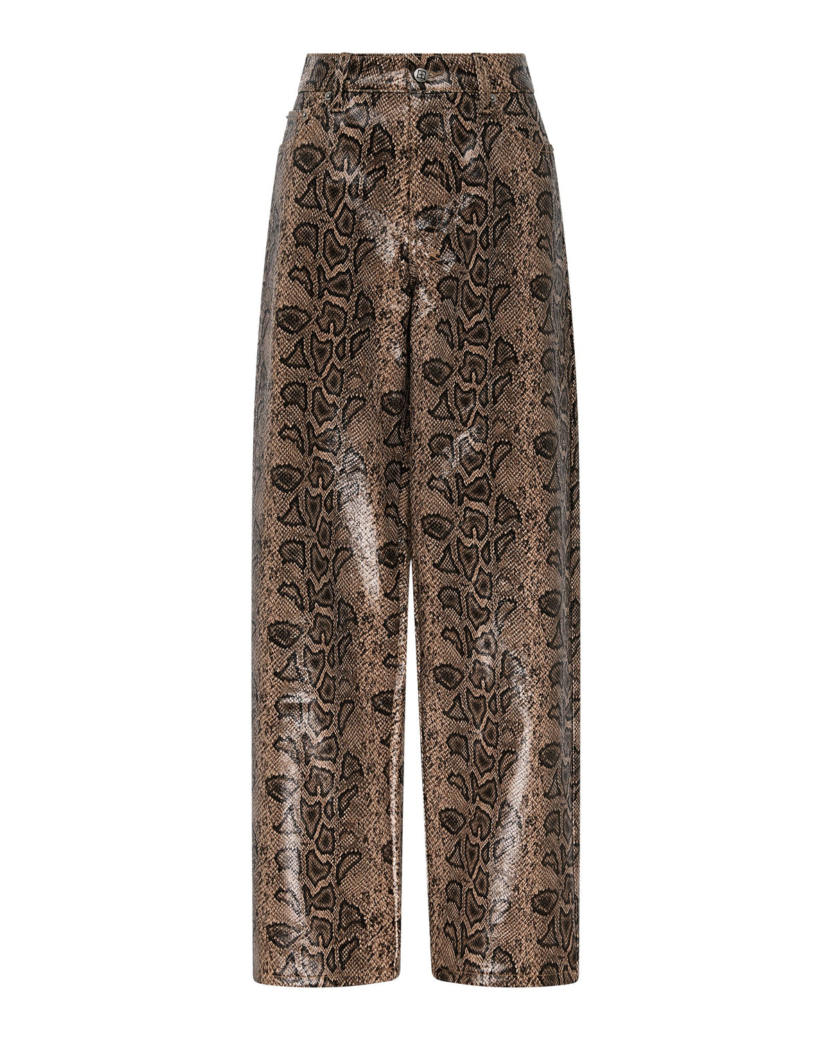 Womens Empire Pant Snakebite Straight Pants - Multi Colour