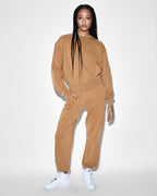 Womens 3 X 4 Klassic Crew Sunkissed Relaxed Fleece - Orange
