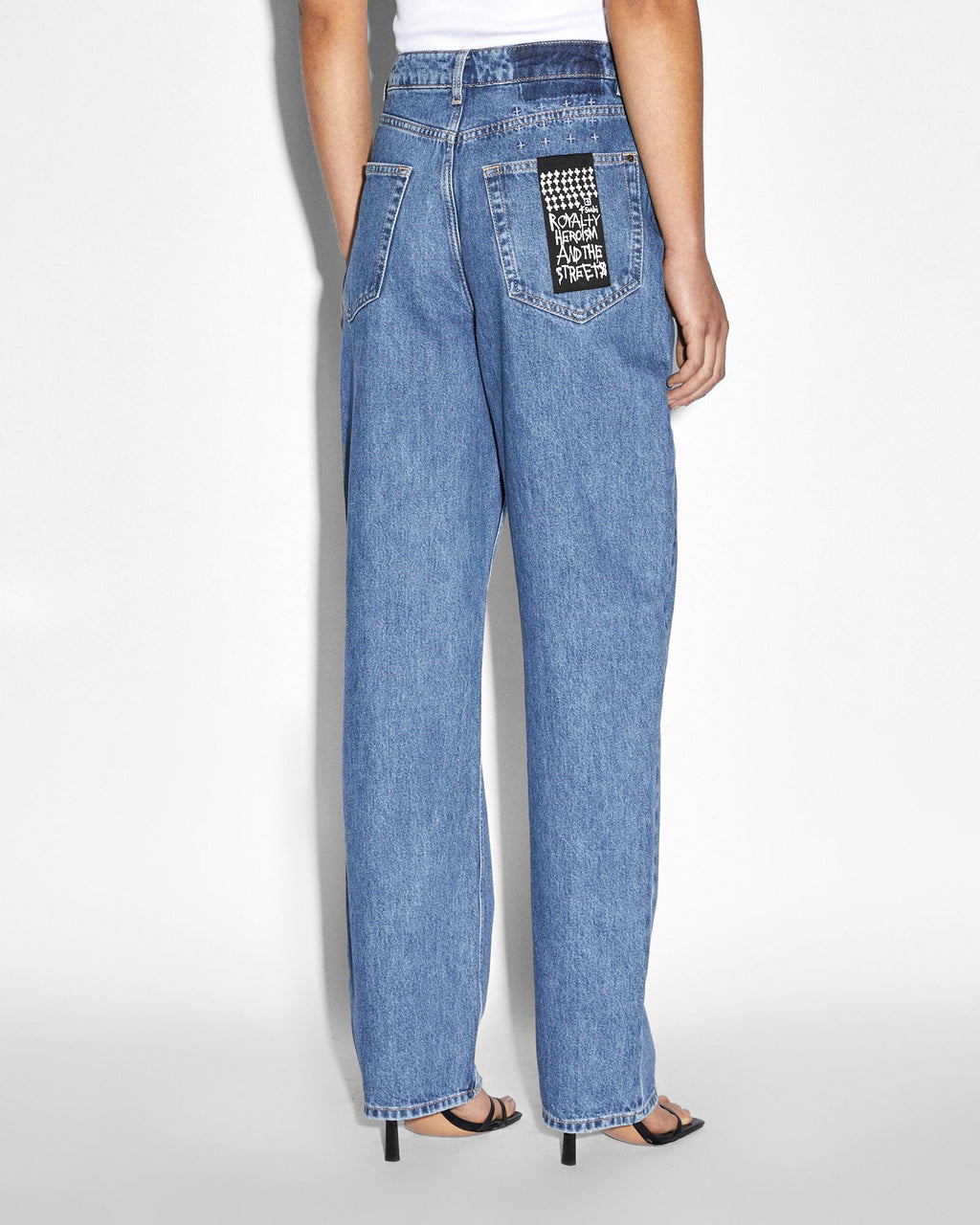 Womens Relax Jean Heritage Relaxed Denim Jeans - Denim