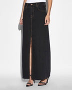 Womens Kara Maxi Skirt Pitch Straight Skirts - Black