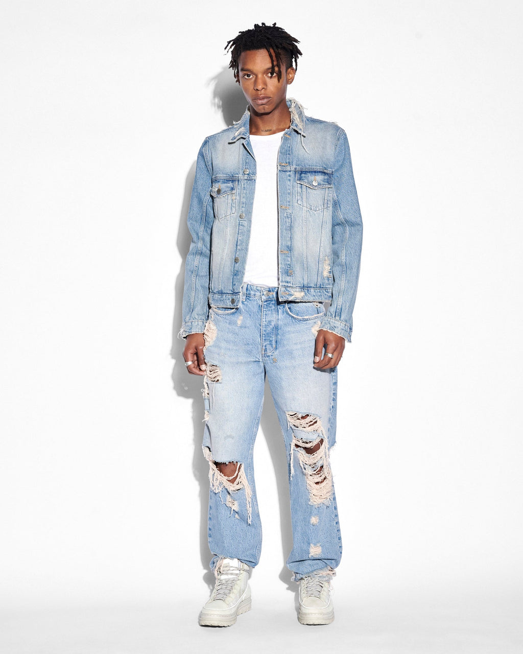 Mens Classic Jacket Heritage Repair Regular Jackets - Denim