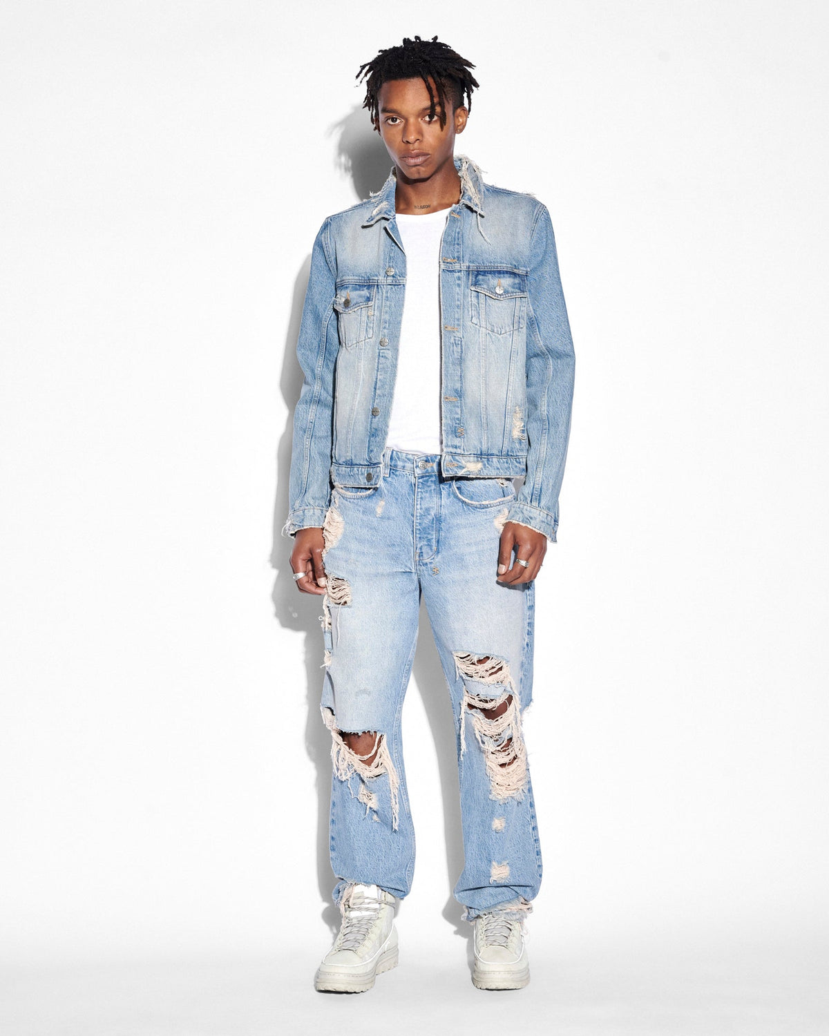 Mens Classic Jacket Heritage Repair Regular Jackets - Denim