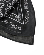Ghosted Bandana Black/white Accessories - Black