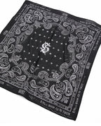Ghosted Bandana Black/white Accessories - Black