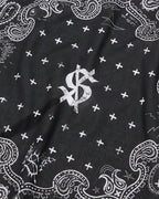 Ghosted Bandana Black/white Accessories - Black