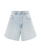 Womens Rise N Hi Drift Fitted Walkshorts - Denim