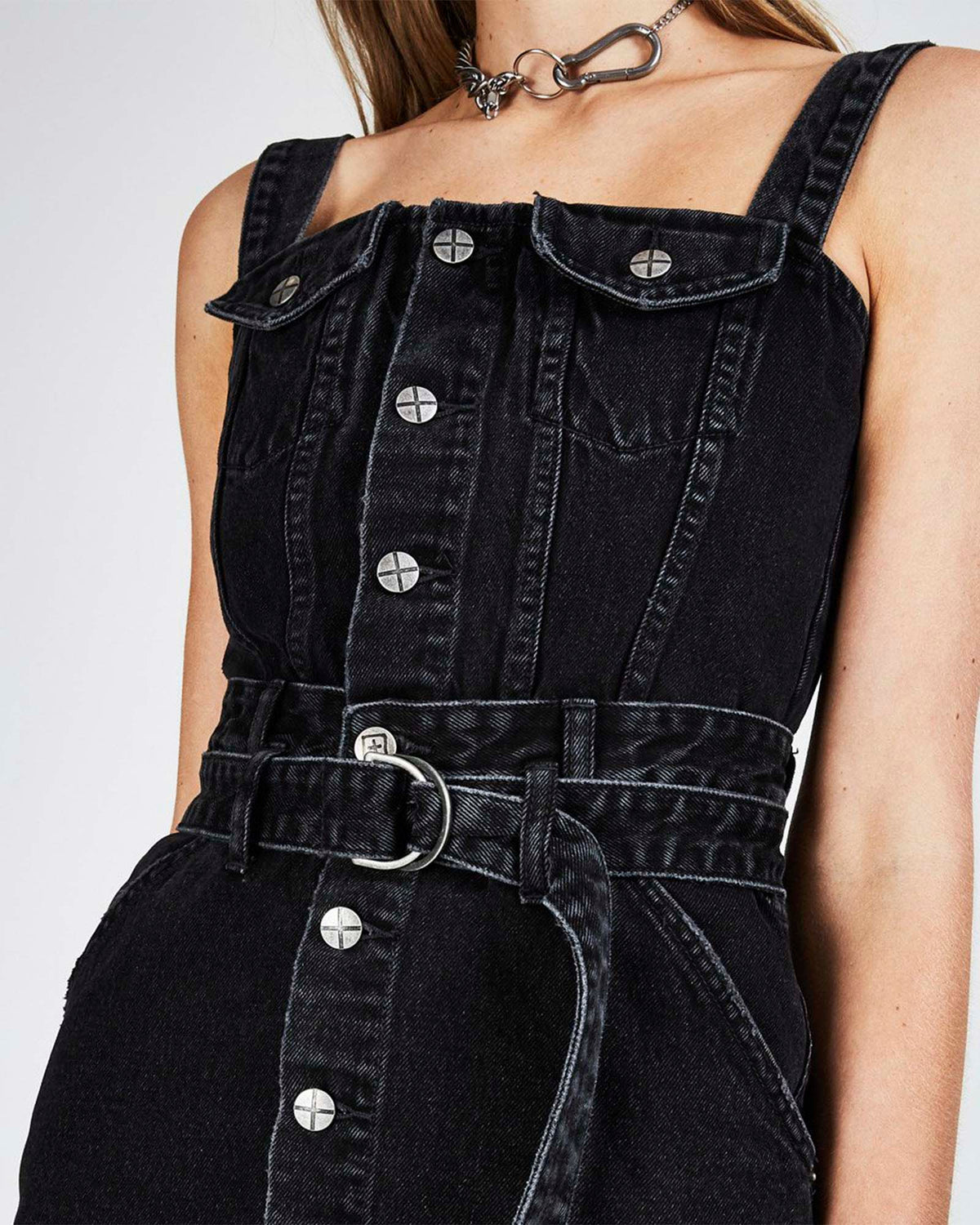 Womens Deejay Dress Venom Dresses - Black