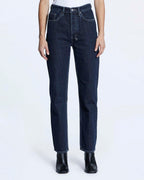 Womens Brooklyn Jean Obscura Straight Denim Jeans - Denim