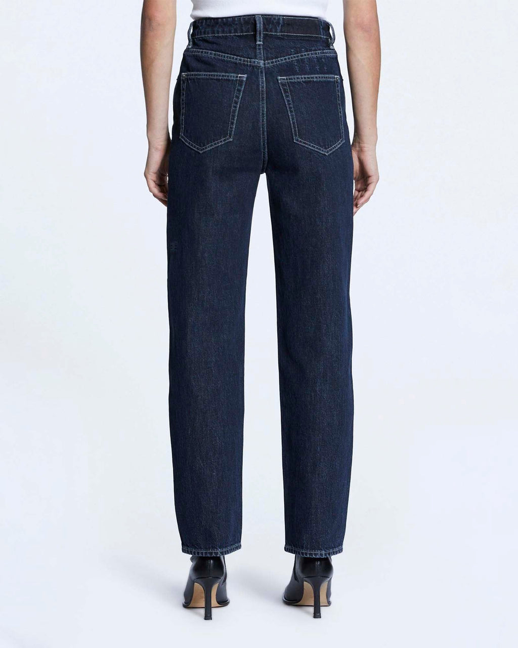 Womens Brooklyn Jean Obscura Straight Denim Jeans - Denim