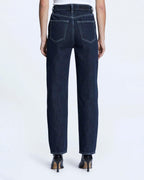 Womens Brooklyn Jean Obscura Straight Denim Jeans - Denim