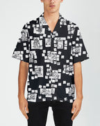 Mens Zodiac Acid Resort Ss Shirt Regular Shirts - Multi Colour