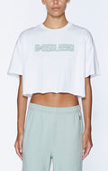 UNCHAINED OH G CROP WHITE