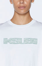 Womens Unchained Oh G Crop White Oversized Tees - White