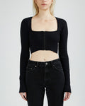 BOLT LS TOP WASHED BLACK