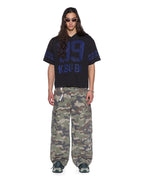 Mens Super 99 Ss Duke Tee Old Black Boxy Tees - Grey
